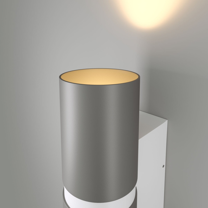 Светильник настенный Elektrostandard Liberty LED серый/белый (35124/U)