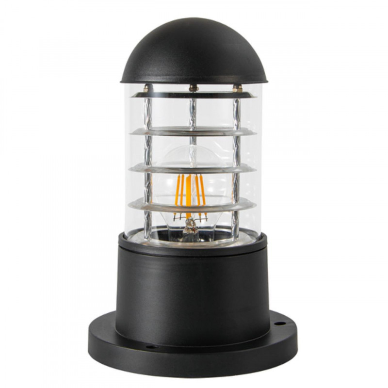 Садово-парковый светильник ARTE Lamp A5217FN-1BK светильник садово парковый feron pl124 шестигранный на постамент 60w e27 230v черное золото 11346