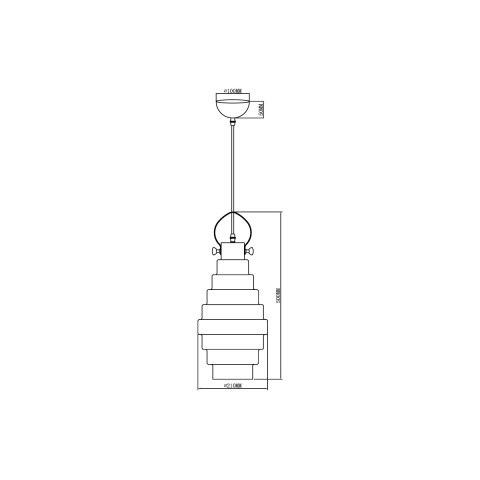 Подвесной светильник Vele Luce VL5402P11