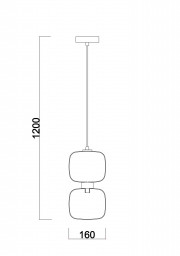 Подвесной светильник Freya FR5215PL-01BS
