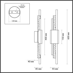 Бра Odeon Light 4360/10WL