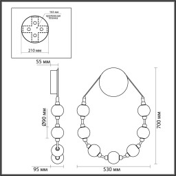 Бра Odeon Light 5007/25WL