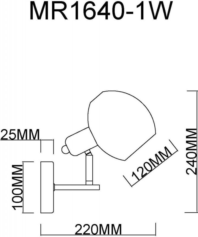 Бра MyFar MR1640-1W