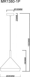 Подвесной светильник MyFar MR1380-1P