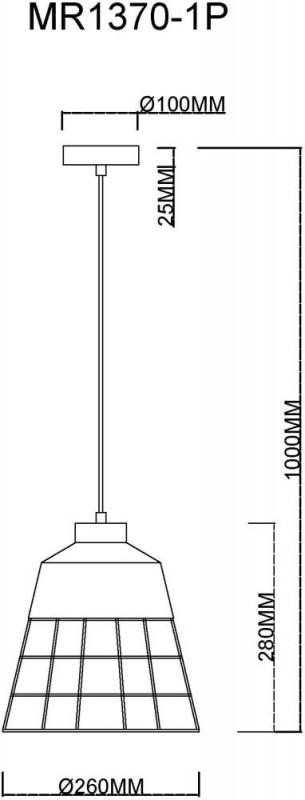 Подвесной светильник MyFar MR1370-1P