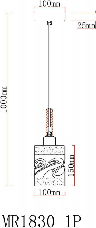 Подвесной светильник MyFar MR1830-1P