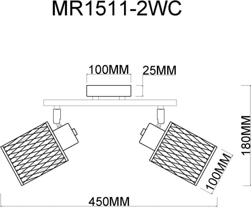 Спот MyFar MR1511-2WC