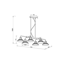 Подвесная люстра Vele Luce VL5822P06