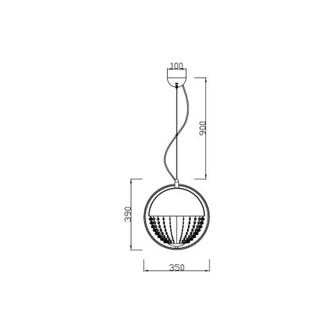 Подвесной светильник Vele Luce VL1773P01