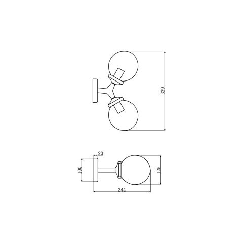 Бра Vele Luce VL1872W02