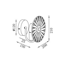 Бра Vele Luce VL3203W01