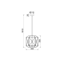 Подвесная люстра Vele Luce VL4032P03