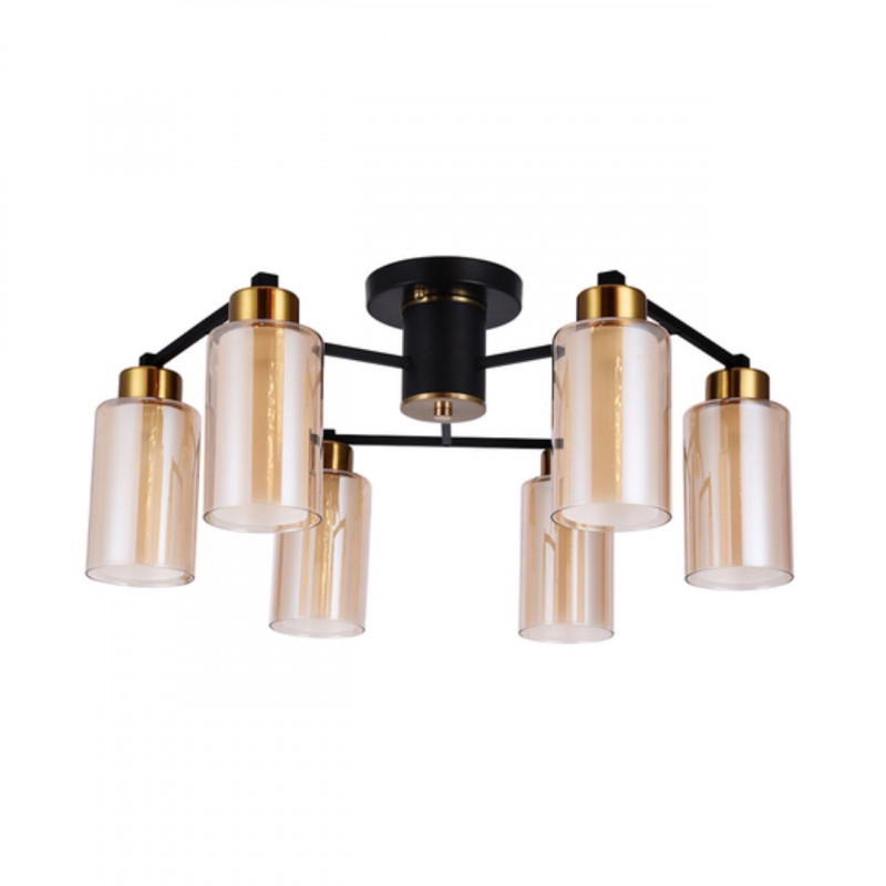 Накладная люстра ARTE Lamp A7027PL-6BK цена и фото