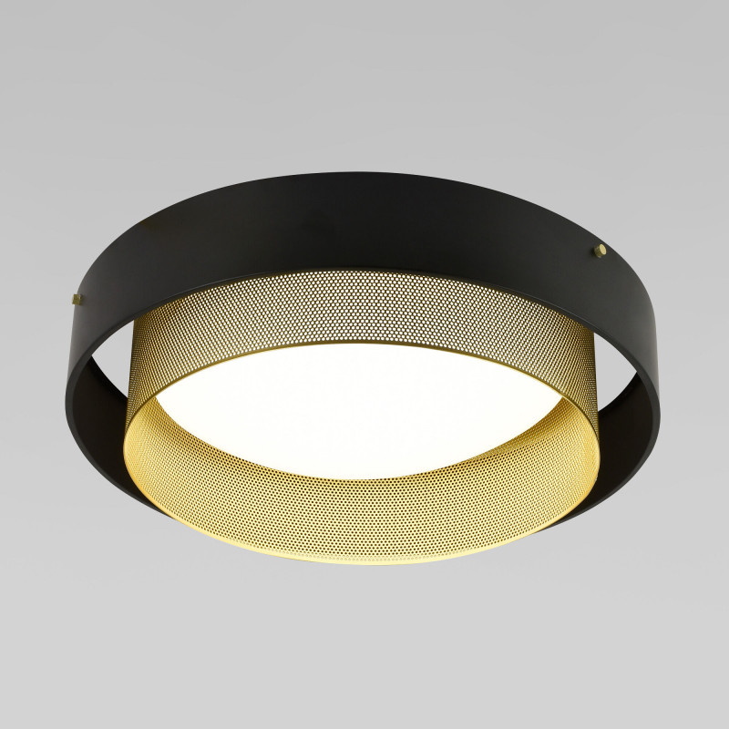 Накладной светильник Eurosvet 90286/1 чёрный/золото Smart светильник точечный накладной elektrostandard dln101 gu10 2 м² чёрный