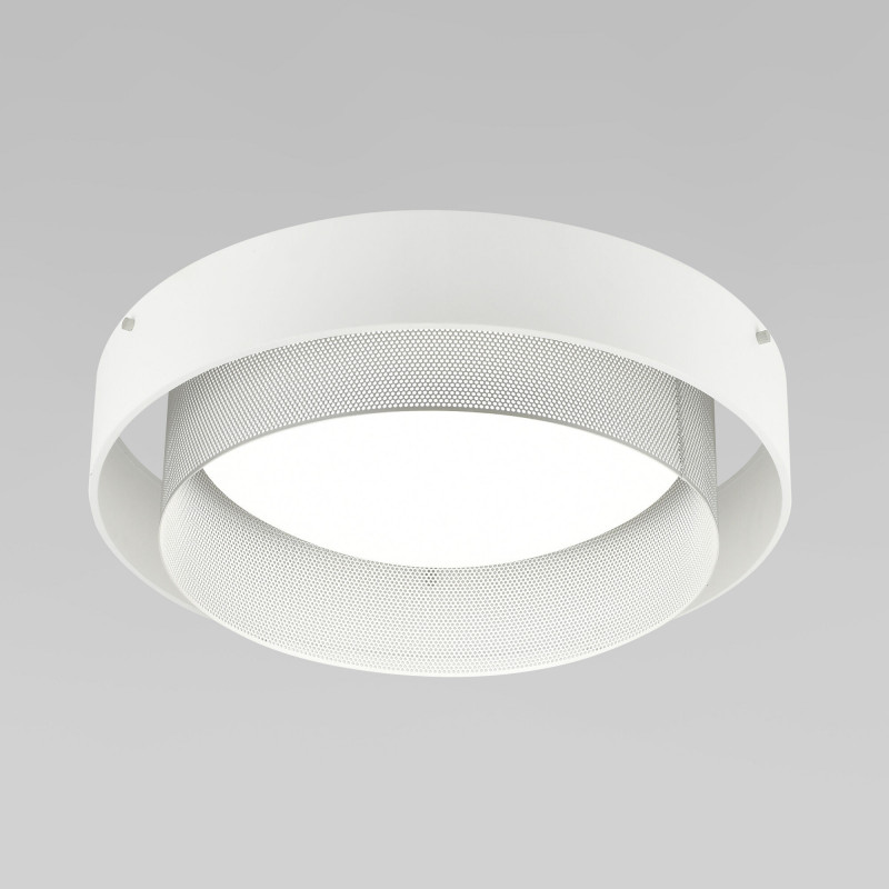 Накладной светильник Eurosvet 90286/1 белый/серебро Smart доборная планка velldoris vision 8 smart экошпон белый дуб 150х10х2100 мм 1 шт