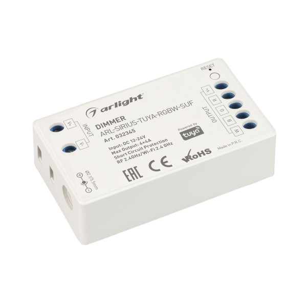 Диммер Arlight 032345 декодер smart dmx suf 12 24v 12x5a xlr3 rj45 arlight 033768