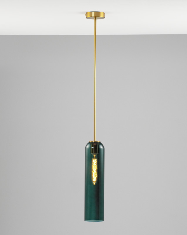 Подвесной светильник Moderli V10420-1P, цвет зеленый - фото 1