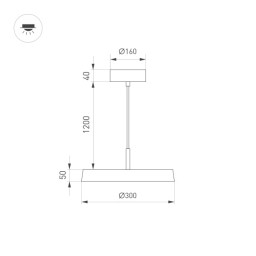 Подвесной светильник Arlight 033921(1)