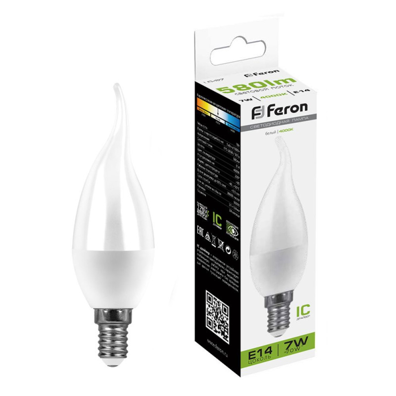 Светодиодная лампа Feron 25761 лампочка светодиодная feron lb 213 25895 230v 24w g13 t8 6400k упаковка 25 шт