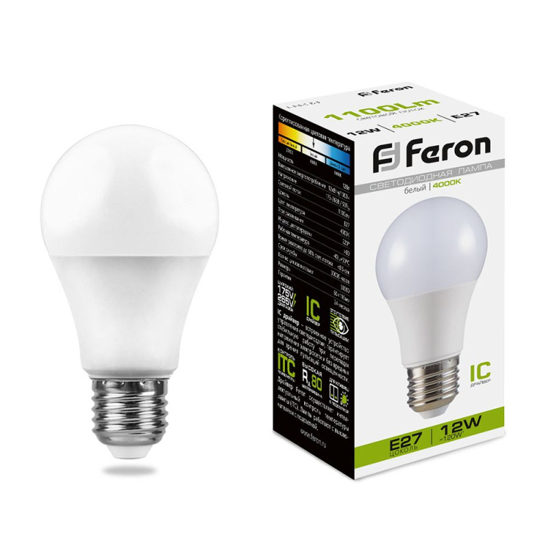 Светодиодная лампа Feron 25487 лампочка светодиодная feron lb 213 25895 230v 24w g13 t8 6400k упаковка 25 шт