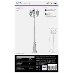 Садово-парковый светильник Feron 11211