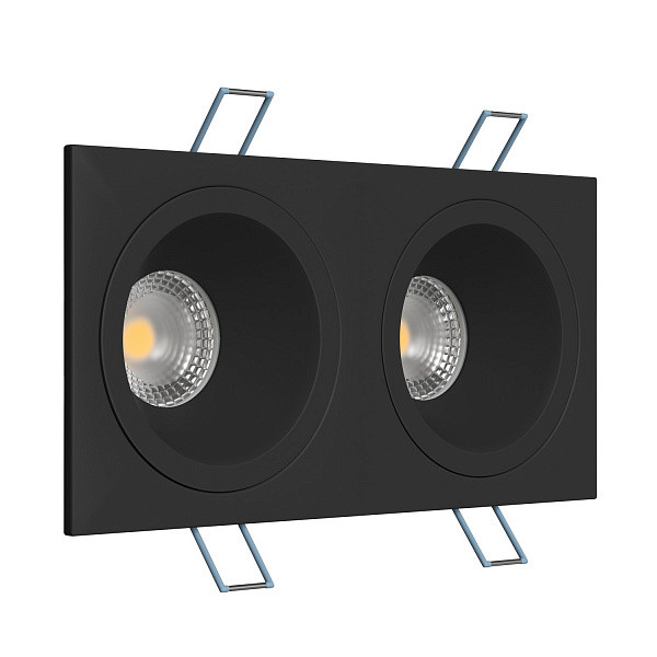 Встраиваемый светильник LeDron AO1501010 SQ 2 Black влагозащищенный светильник ledron fast top sq mini black