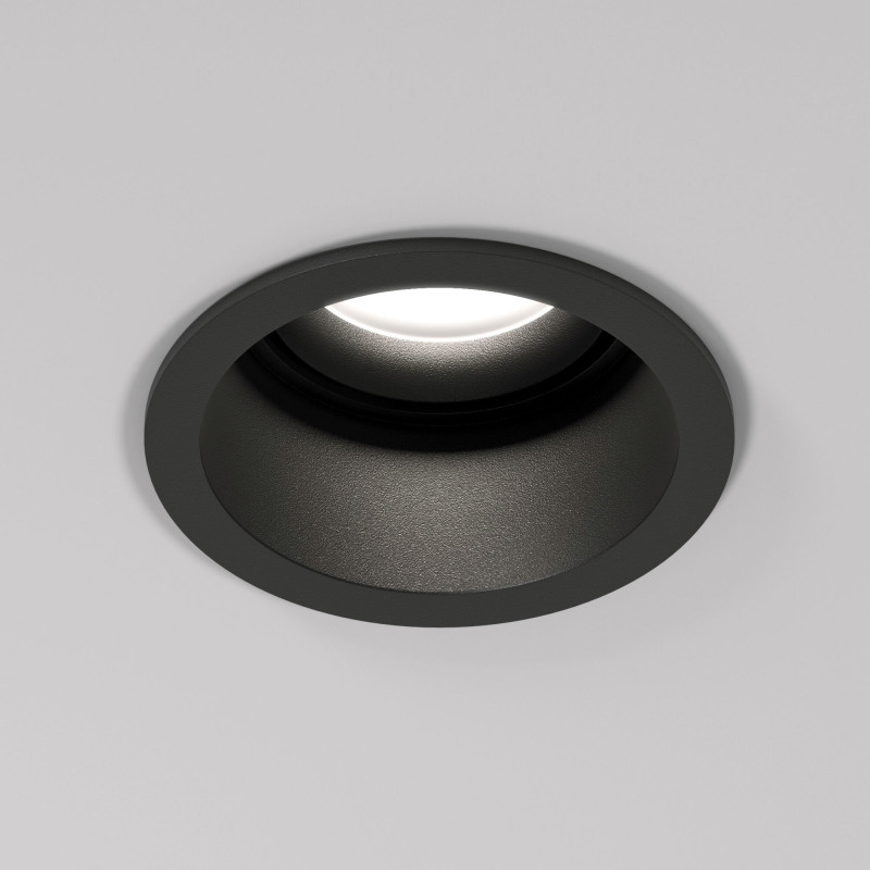 Встраиваемый светильник Elektrostandard 25008/01 GU10 чёрный подсветка для зеркала inspire lizz 5 ламп чёрный