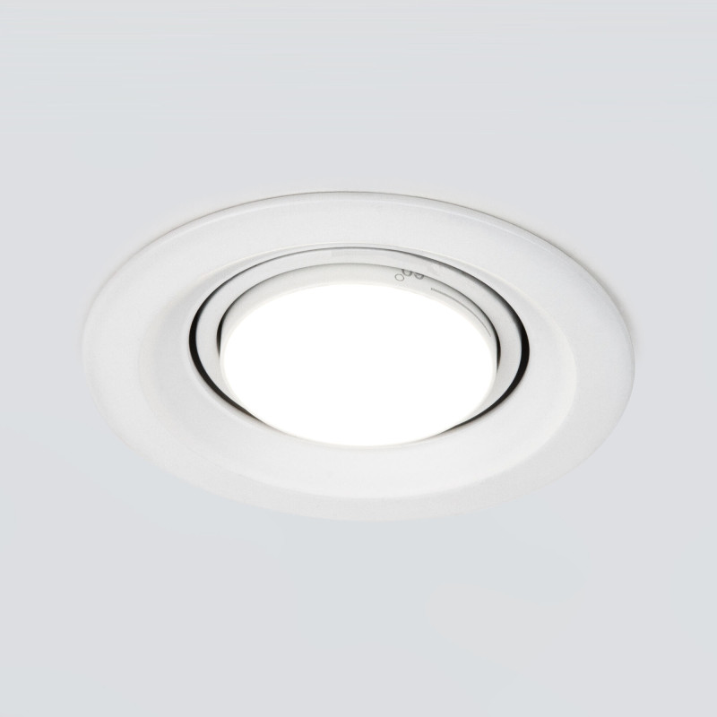 Встраиваемый светильник Elektrostandard 9919 LED 10W 3000K белый светильник встраиваемый hiper 12вт 3000k 840лм белый