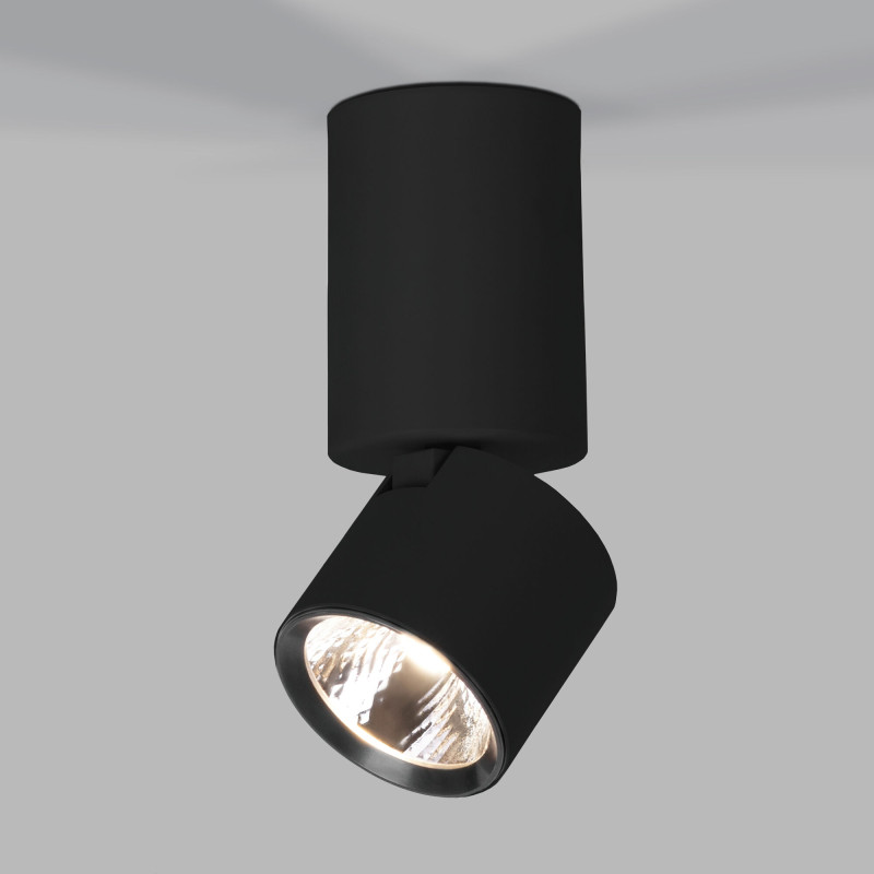 Накладной светильник Elektrostandard 25042/LED 10W 4000K чёрный профиль алюминиевый для светодиодной ленты угловой накладной 1 м чёрный