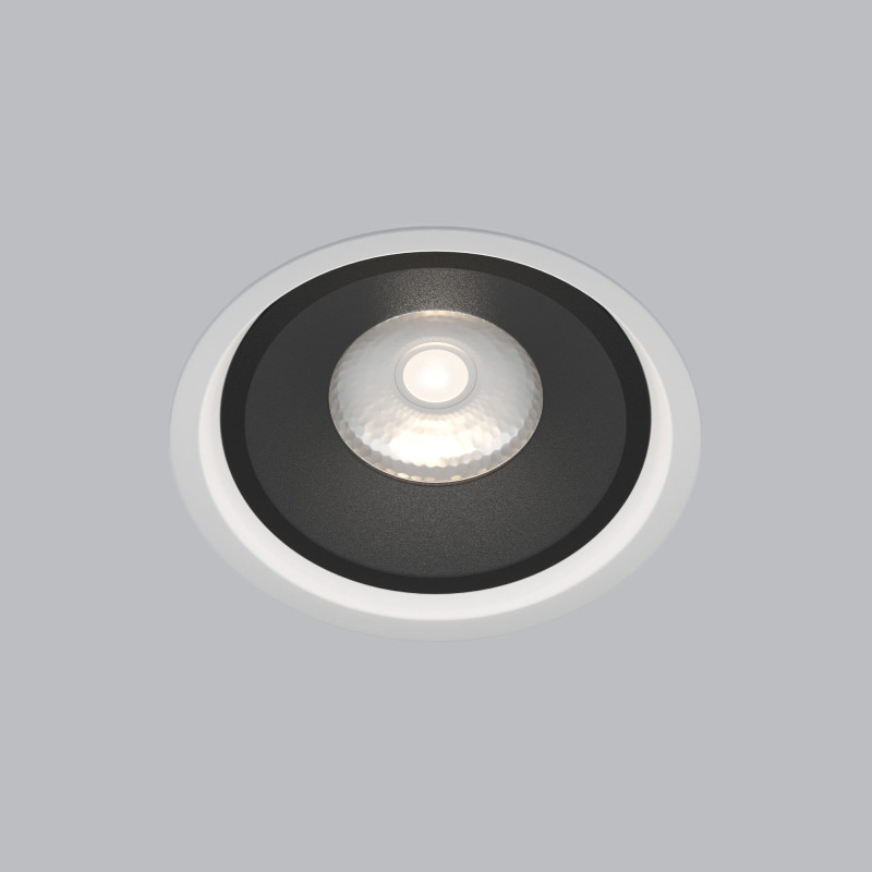 Встраиваемый светильник Elektrostandard 25083/LED 6W 4200K белый/чёрный настенный светодиодный светильник elektrostandard eos mrl led 1021 чёрный 4690389149917