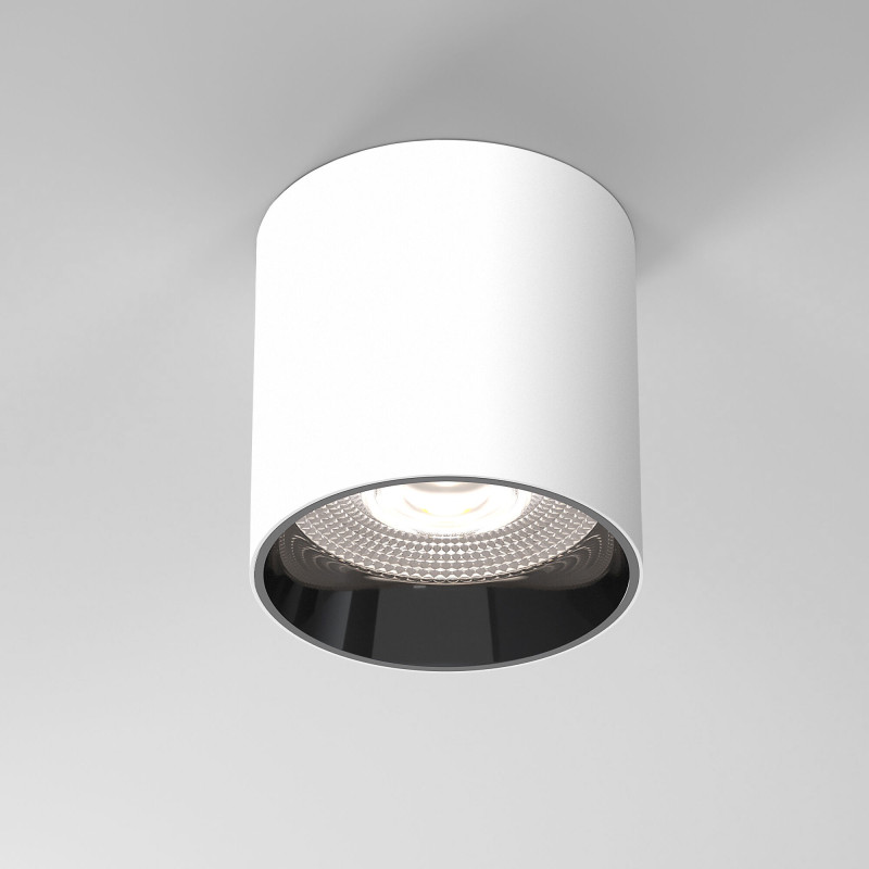 Накладной светильник Elektrostandard 25034/LED 10W 4200K белый/чёрный жемчуг жемчуг для ванны банные штучки белый лотос 220 г