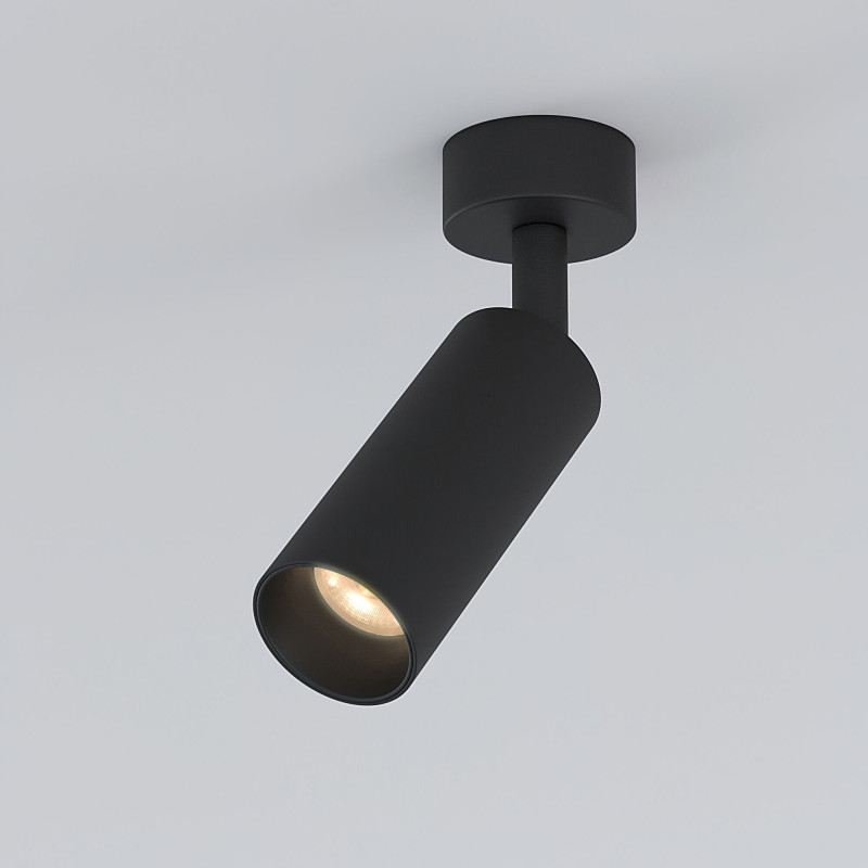 Накладной светильник Elektrostandard Diffe черный 8W 4200K (85639/01) точечный встраиваемый светильник elektrostandard dss002 10w 4200k 4690389103063