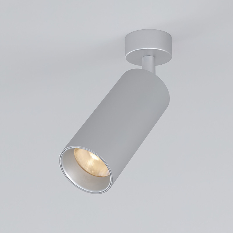 Накладной светильник Elektrostandard Diffe серебряный 10W 4200K (85252/01) цепочка для сумки пластиковая 15 × 21 мм 120 см серебряный