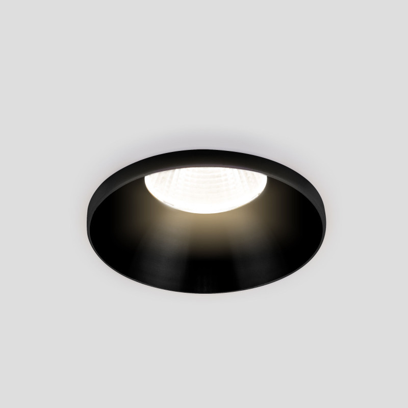 Встраиваемый светильник Elektrostandard 25026/LED 7W 4200K BK черный встраиваемый светодиодный спот elektrostandard ball 9926 led 12w 4200k белый 4690389169830