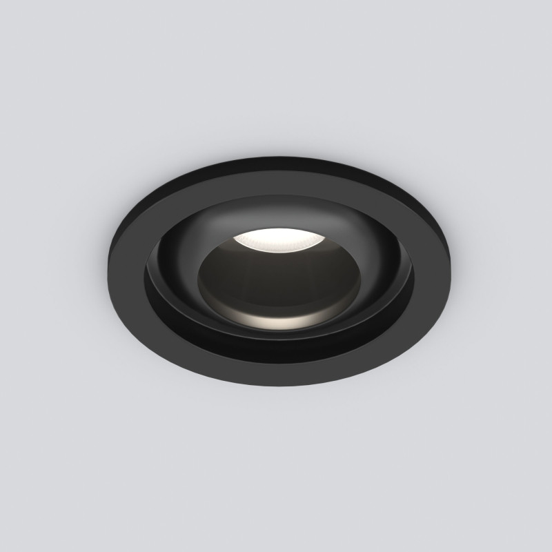 Встраиваемый светильник Elektrostandard 25022/LED 5W 4200K BK черный цена и фото