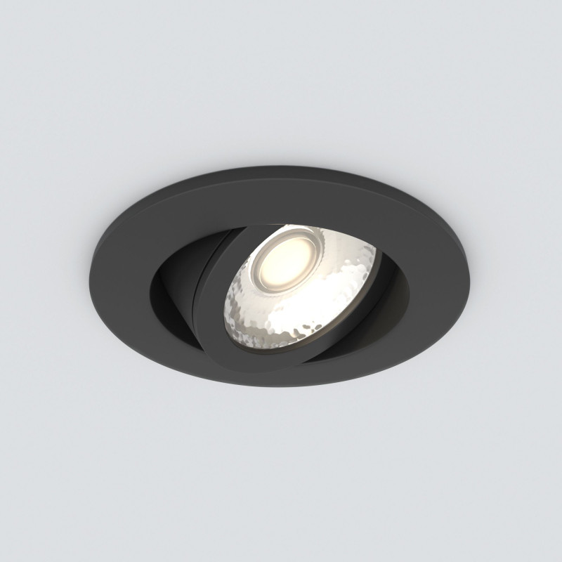 Встраиваемый светильник Elektrostandard 15272/LED 5W 4200K BK черный светильник globo 15272 stacy
