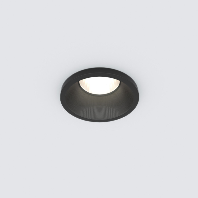 цена Встраиваемый светильник Elektrostandard 15269/LED 3W BK черный