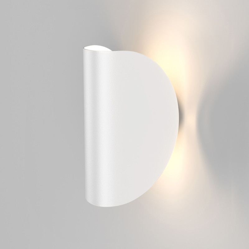 Светильник настенный Elektrostandard 1632 TECHNO LED Taco белый шкаф купе марвин 3 1632 дуб сонома глянец белый глянец лён