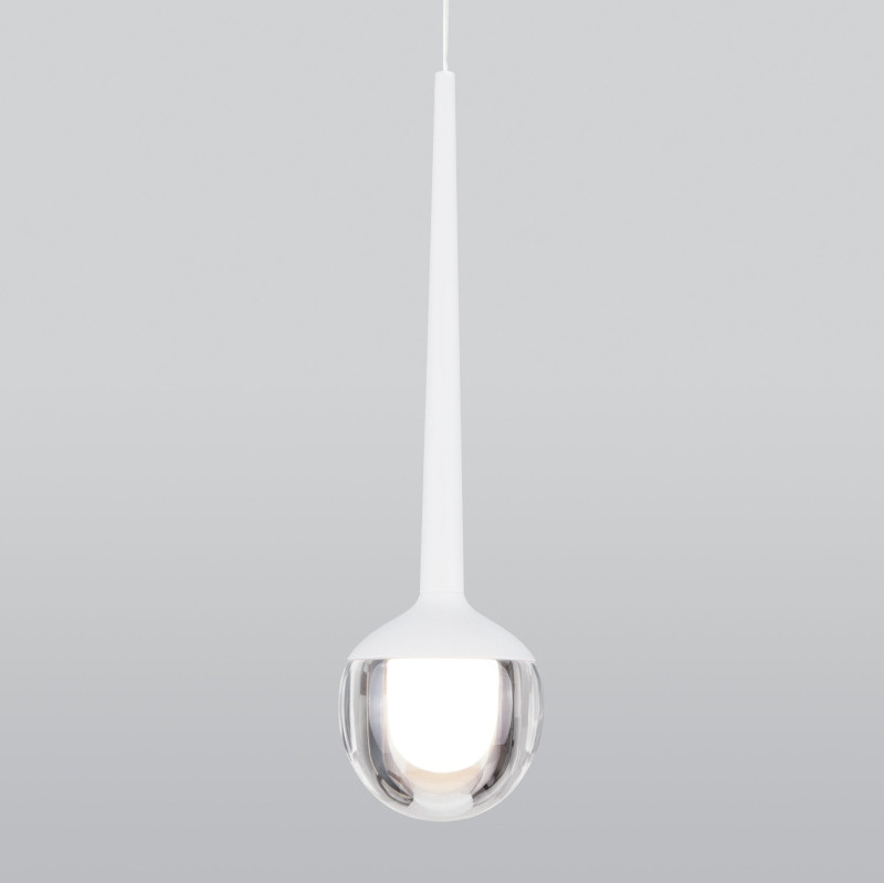 Подвесной светильник Elektrostandard DLS028 6W 4200K белый мебельный светодиодный светильник uniel uli l02 7w 4200k sl 05086