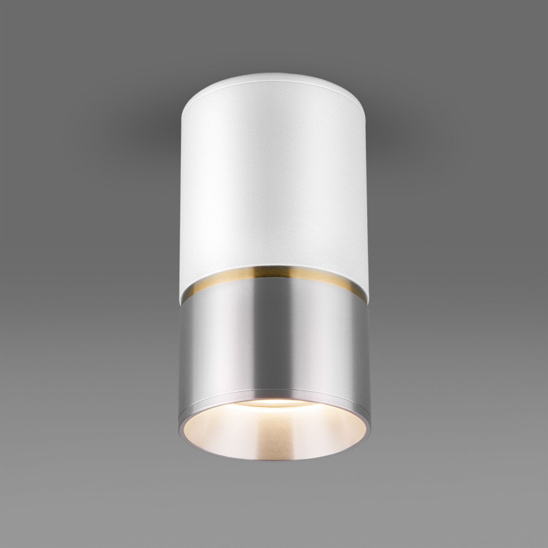 Накладной светильник Elektrostandard DLN106 GU10 белый/серебро полубусины самоклеющиеся d 8 мм серебро