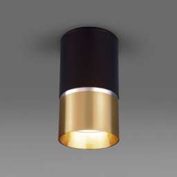 Накладной светильник Elektrostandard DLN106 GU10 черный/золото