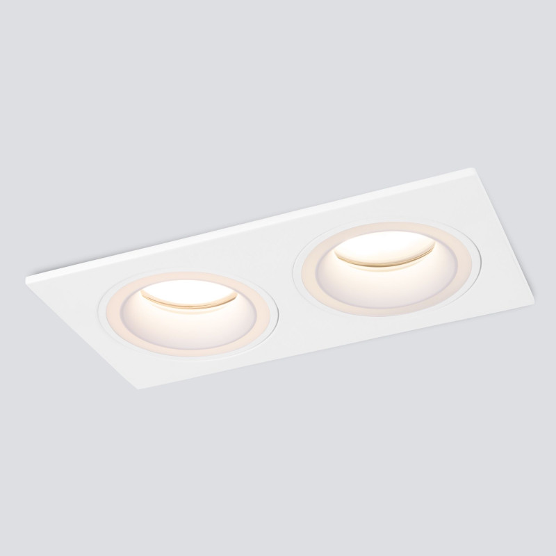 Встраиваемый светильник Elektrostandard 1091/2 MR16 белый светильник встраиваемый feron dlt202 потолочный mr16 g5 3 белый