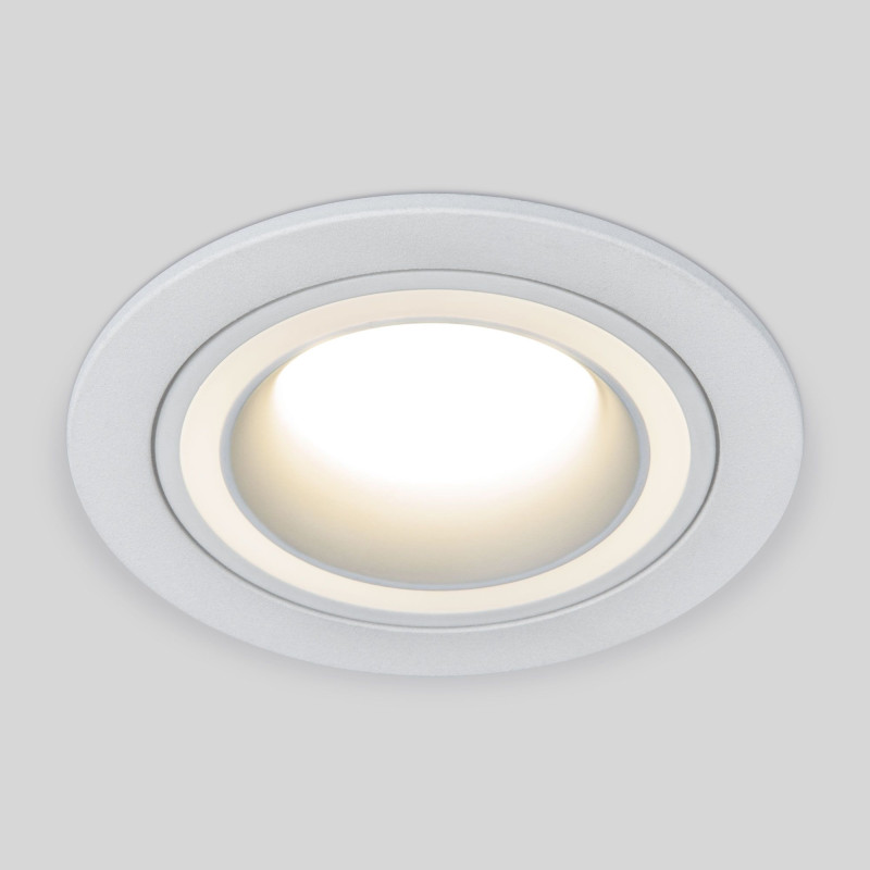 Встраиваемый светильник Elektrostandard 1081/1 MR16 белый светильник встраиваемый с белой led подсветкой feron cd8060 потолочный mr16 g5 3 белый матовый