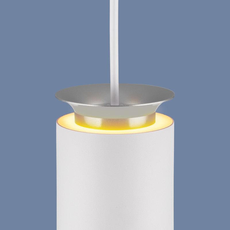 Подвесной светильник Elektrostandard DLS021 9+4W 4200К белый матовый/серебро