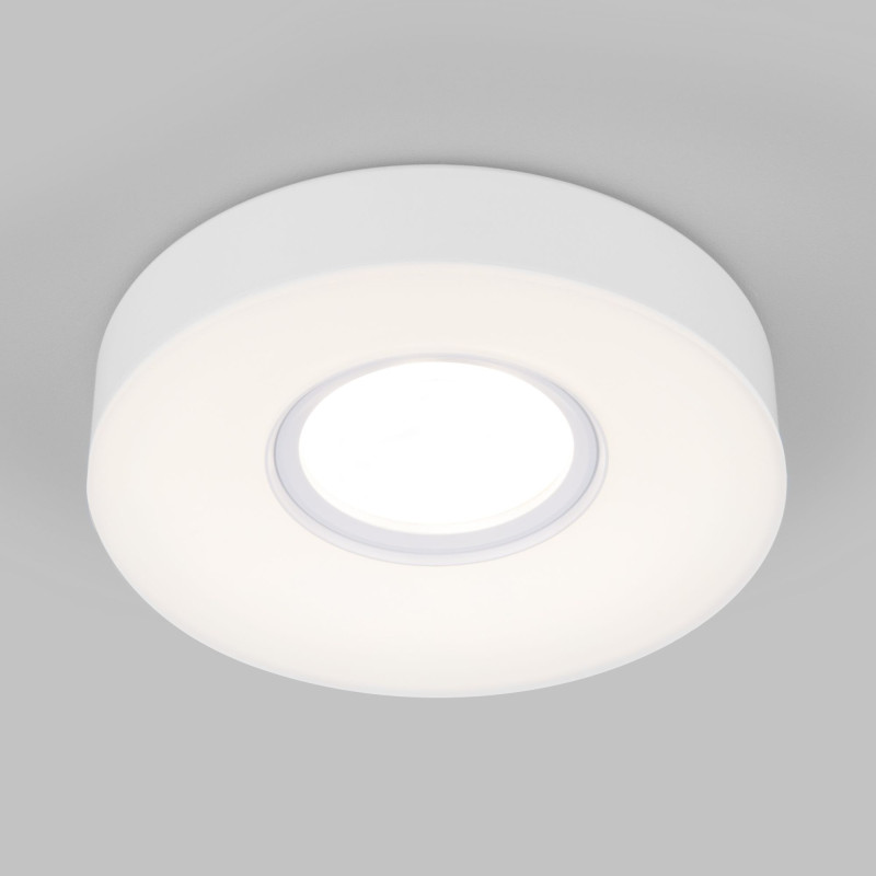 Встраиваемый светильник Elektrostandard 2240 MR16 WH белый светильник встраиваемый с led подсветкой feron cd941 потолочный mr16 g5 3 прозрачный