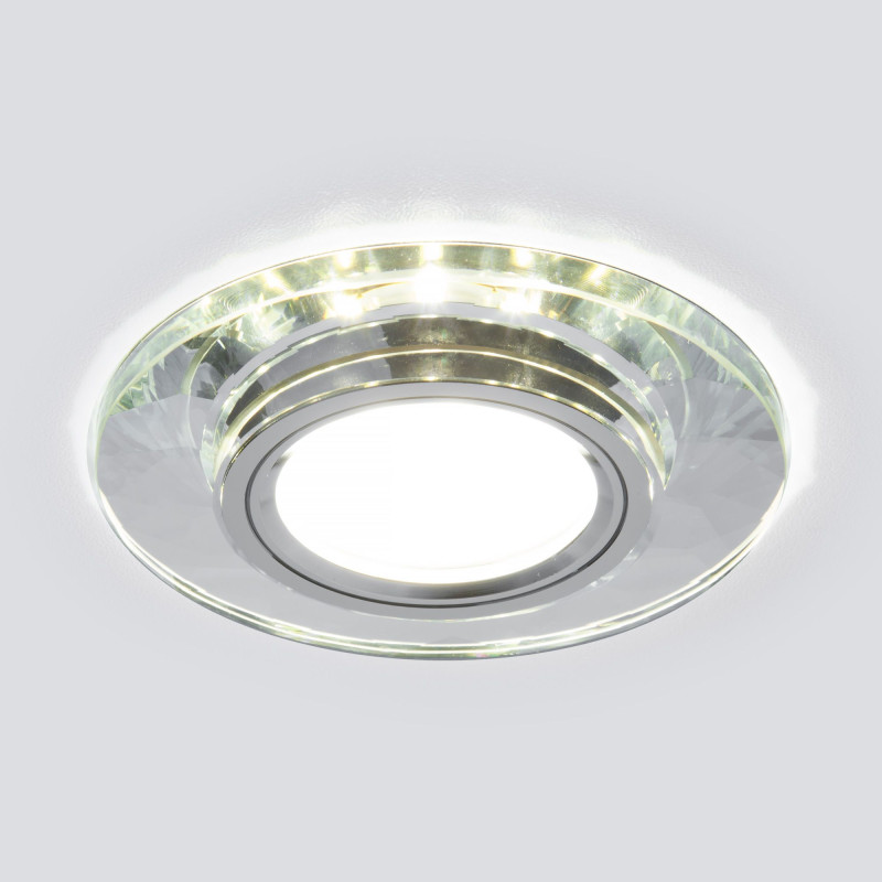 цена Встраиваемый светильник Elektrostandard 2228 MR16 SL зеркальный/серебро (8150 MR16 SL)