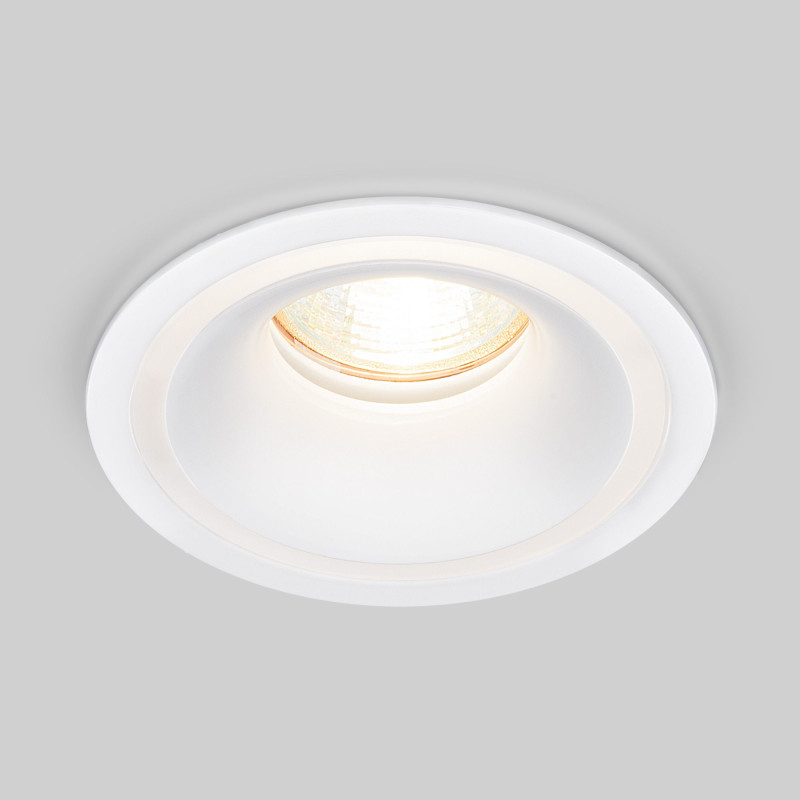 Встраиваемый светильник Elektrostandard 7012 MR16 WH белый светильник встраиваемый с белой led подсветкой feron cd914 потолочный mr16 g5 3 прозрачный матовый