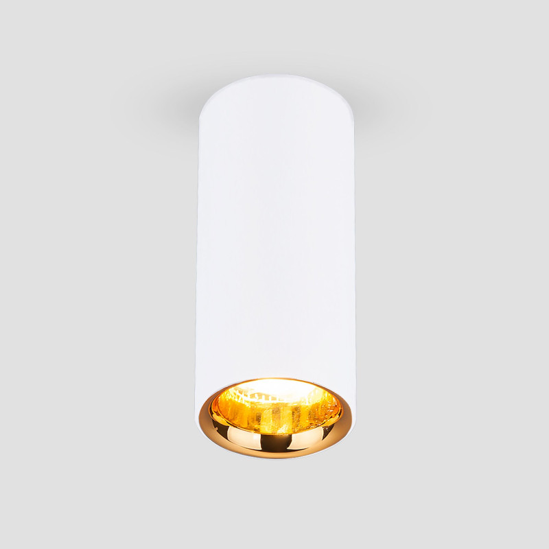 Накладной светильник Elektrostandard DLR030 12W 4200K белый матовый/золото встраиваемый светодиодный светильник elektrostandard dlr024 12 6w 4200k 4690389107108