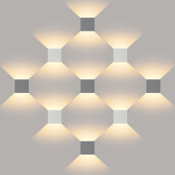 Светильник настенный Elektrostandard 1548 TECHNO LED WINNER белый