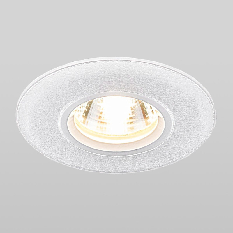 Встраиваемый светильник Elektrostandard 107 MR16 WH белый светильник встраиваемый с белой led подсветкой feron cd930 потолочный mr16 g5 3 прозрачный
